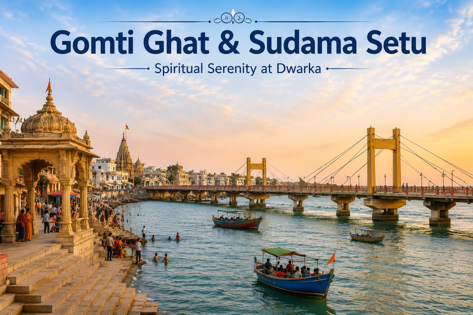 Gomti Ghat and Sudama Setu